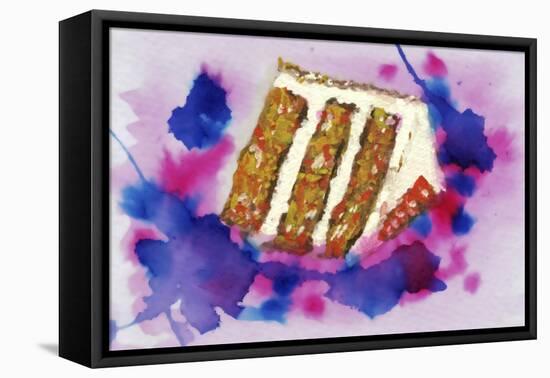 Carrot Cake-Wolf Heart Illustrations-Framed Stretched Canvas