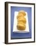 Carrot Roll with Sesame on Fabric Napkin-null-Framed Photographic Print