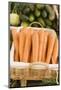 Carrots in a Basket at a Market-Foodcollection-Mounted Photographic Print