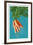 Carrots-Lantern Press-Framed Art Print