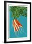 Carrots-Lantern Press-Framed Art Print