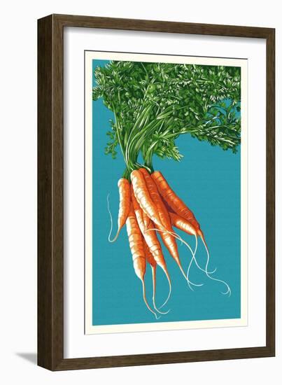 Carrots-Lantern Press-Framed Art Print