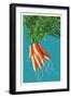 Carrots-Lantern Press-Framed Art Print