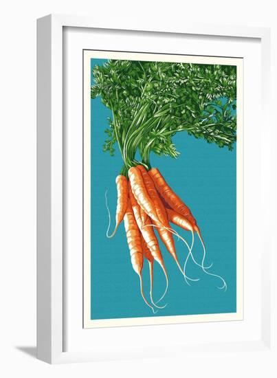 Carrots-Lantern Press-Framed Art Print