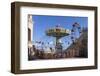 Carrousel and Big Wheel, Prater, 2nd Area, Vienna, Austria, Europe-Gerhard Wild-Framed Photographic Print