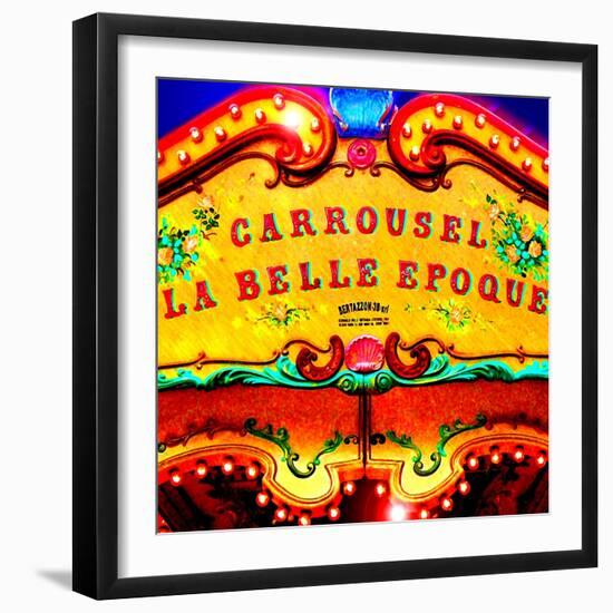 Carrousel Belle Epoque, Paris-Tosh-Framed Art Print