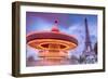 Carrousel with Eiffel Tower-harvepino-Framed Photographic Print
