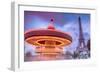 Carrousel with Eiffel Tower-harvepino-Framed Photographic Print