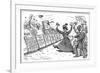 Carry Nation Cartoon, 1901-null-Framed Giclee Print