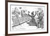 Carry Nation Cartoon, 1901-null-Framed Giclee Print