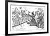 Carry Nation Cartoon, 1901-null-Framed Giclee Print