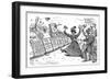 Carry Nation Cartoon, 1901-null-Framed Giclee Print