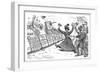 Carry Nation Cartoon, 1901-null-Framed Giclee Print