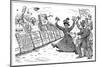 Carry Nation Cartoon, 1901-null-Mounted Giclee Print