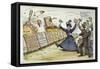 Carry Nation Cartoon, 1901-null-Framed Stretched Canvas