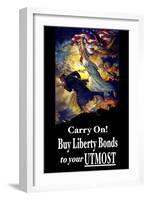 Carry On! Buy Liberty Bonds to Your Utmost-Edwin Howland Blashfield-Framed Art Print