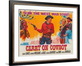 Carry on Cowboy-The Vintage Collection-Framed Giclee Print