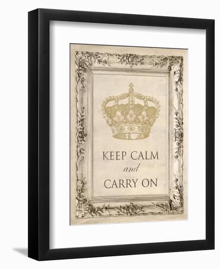 Carry on Royally-Morgan Yamada-Framed Art Print