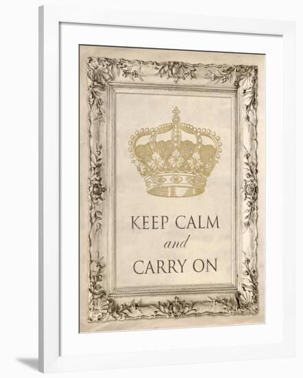 Carry on Royally-Morgan Yamada-Framed Art Print