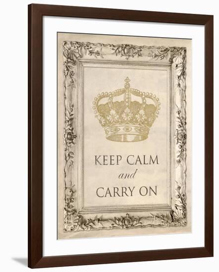 Carry on Royally-Morgan Yamada-Framed Art Print