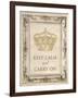 Carry on Royally-Morgan Yamada-Framed Art Print