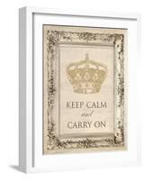 Carry on Royally-Morgan Yamada-Framed Art Print