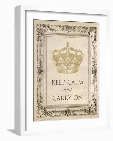 Carry on Royally-Morgan Yamada-Framed Art Print