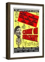 Carry on Sergeant-null-Framed Art Print