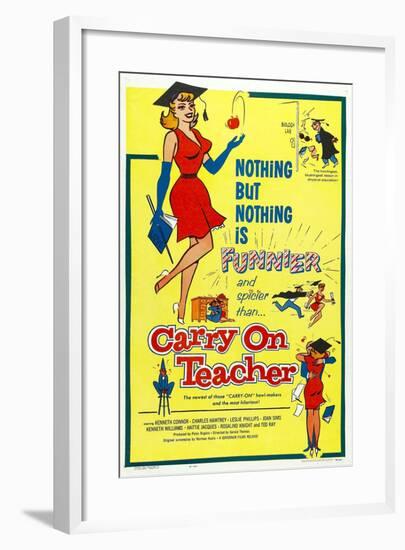 Carry on Teacher-null-Framed Art Print