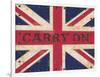 Carry on Union Jack-Sam Appleman-Framed Art Print