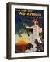 Carry the 'Ideal' Waterman Pen - the Weapon of Peace, 1919-Eugene Oge-Framed Giclee Print