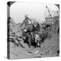 Carrying a Wounded Soldier to a First Aid Post, Passchendaele, Belgium, World War I, 1914-1918-null-Stretched Canvas