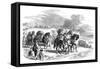 Carrying Bread to London on Pack-Horses, C1895-null-Framed Stretched Canvas