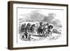 Carrying Bread to London on Pack-Horses, C1895-null-Framed Giclee Print