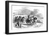 Carrying Bread to London on Pack-Horses, C1895-null-Framed Giclee Print