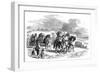 Carrying Bread to London on Pack-Horses, C1895-null-Framed Giclee Print