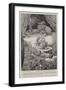 Carrying Captain Lloyd Off the Field During an Engagement-William Ralston-Framed Giclee Print