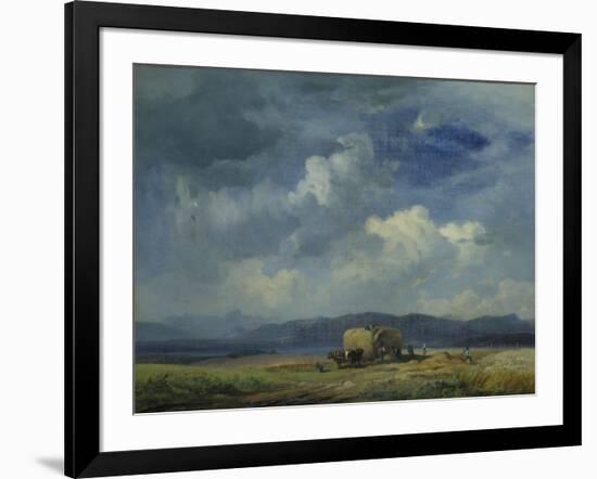 Carrying Corn, 19th Century-Eduard Schleich-Framed Giclee Print