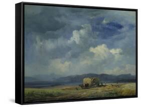 Carrying Corn, 19th Century-Eduard Schleich-Framed Stretched Canvas