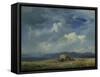 Carrying Corn, 19th Century-Eduard Schleich-Framed Stretched Canvas