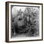 Carrying Dead Tigers Back to Camp, Behar Ungle, India, C1900s-Underwood & Underwood-Framed Photographic Print