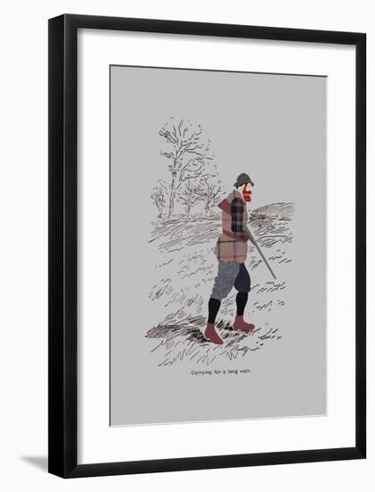 Carrying For A Long Walk-Fergus Dowling-Framed Premium Giclee Print