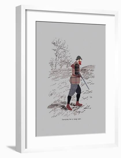Carrying For A Long Walk-Fergus Dowling-Framed Premium Giclee Print