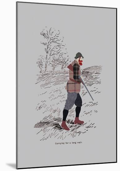 Carrying For A Long Walk-Fergus Dowling-Mounted Premium Giclee Print