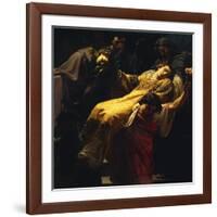 Carrying of the Body of St Stephen, 1864-null-Framed Giclee Print