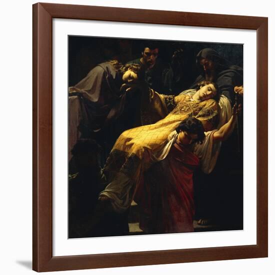 Carrying of the Body of St Stephen, 1864-null-Framed Giclee Print