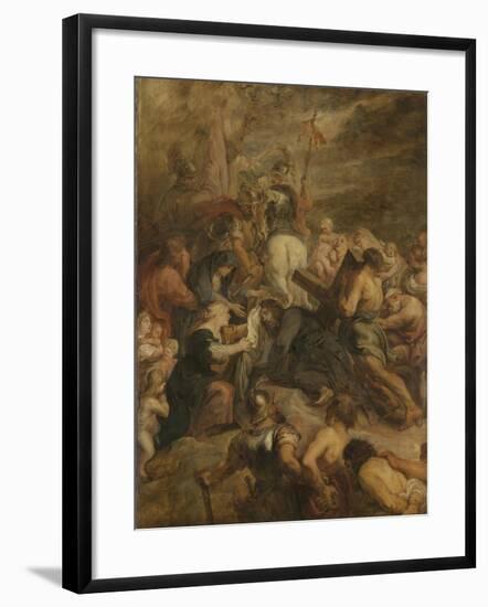 Carrying of the Cross-Peter Paul Rubens-Framed Art Print