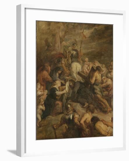 Carrying of the Cross-Peter Paul Rubens-Framed Art Print