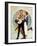 Carrying On (or Veteran with Wife and Child)-Norman Rockwell-Framed Giclee Print