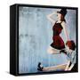Carrying On-Clayton Rabo-Framed Stretched Canvas